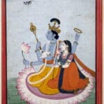 Scuola_di_bilaspur,_vishnu_e_lakshmi,_1810_ca